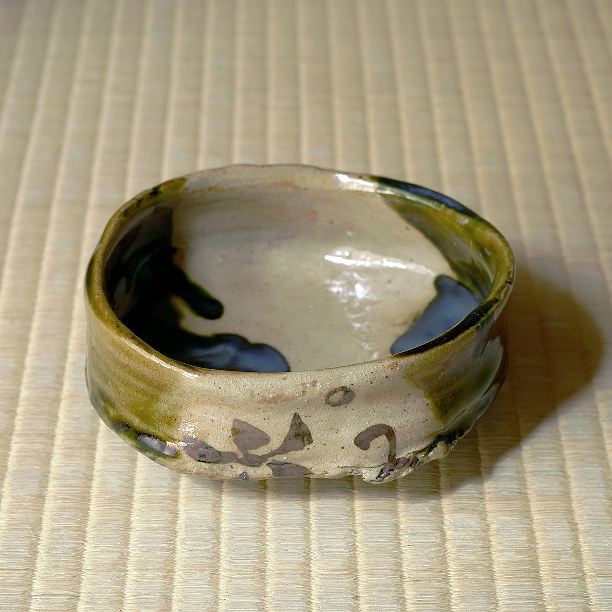 寺田鉄平　織部茶盌　TRDTB136