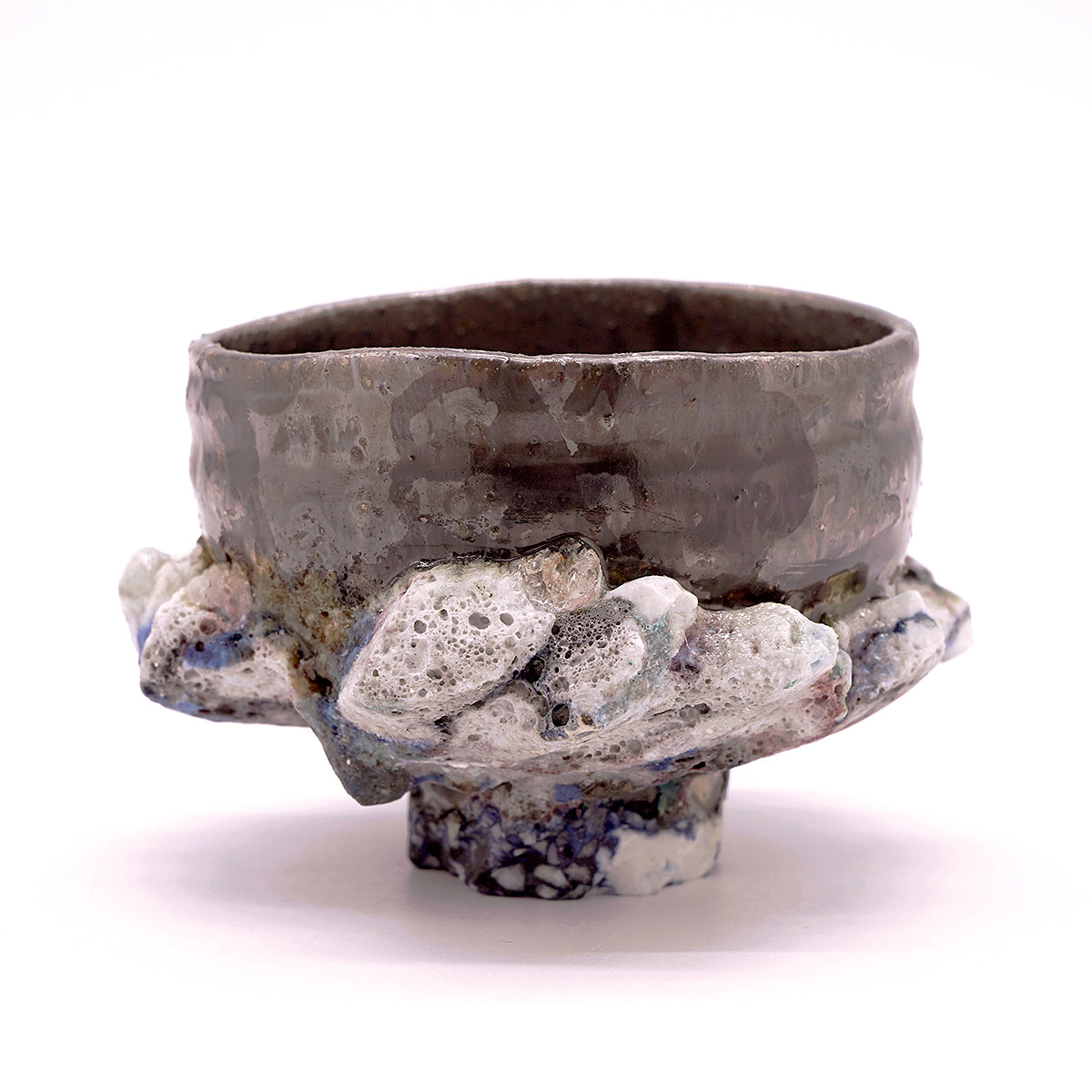 木ノ戸久仁子　稀晶石茶盌　KNKTB076