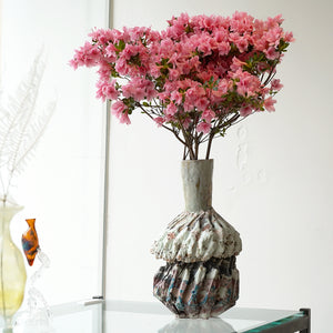 木ノ戸久仁子 稀晶石花器 KNKFV035P – 白白庵（PAKUPAKUAN）