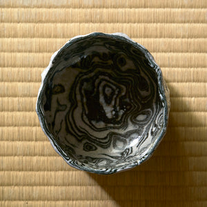 期間限定】《COOL is TEA 2026》穂高隆児 墨流塩釉茶盌 HDKJTB001