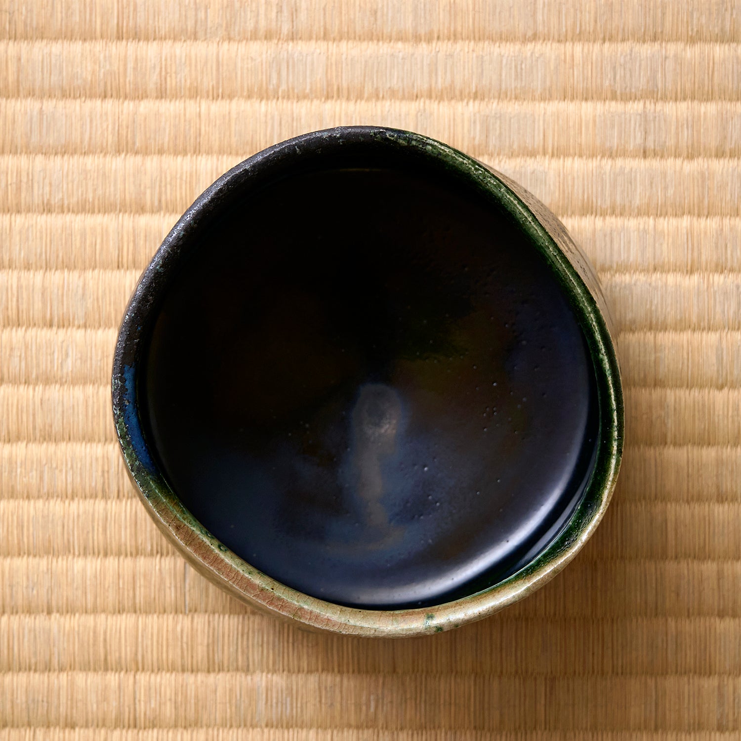期間限定】《COOL is TEA 2026》寺田鉄平 窯変織部茶盌 TRDJTB003