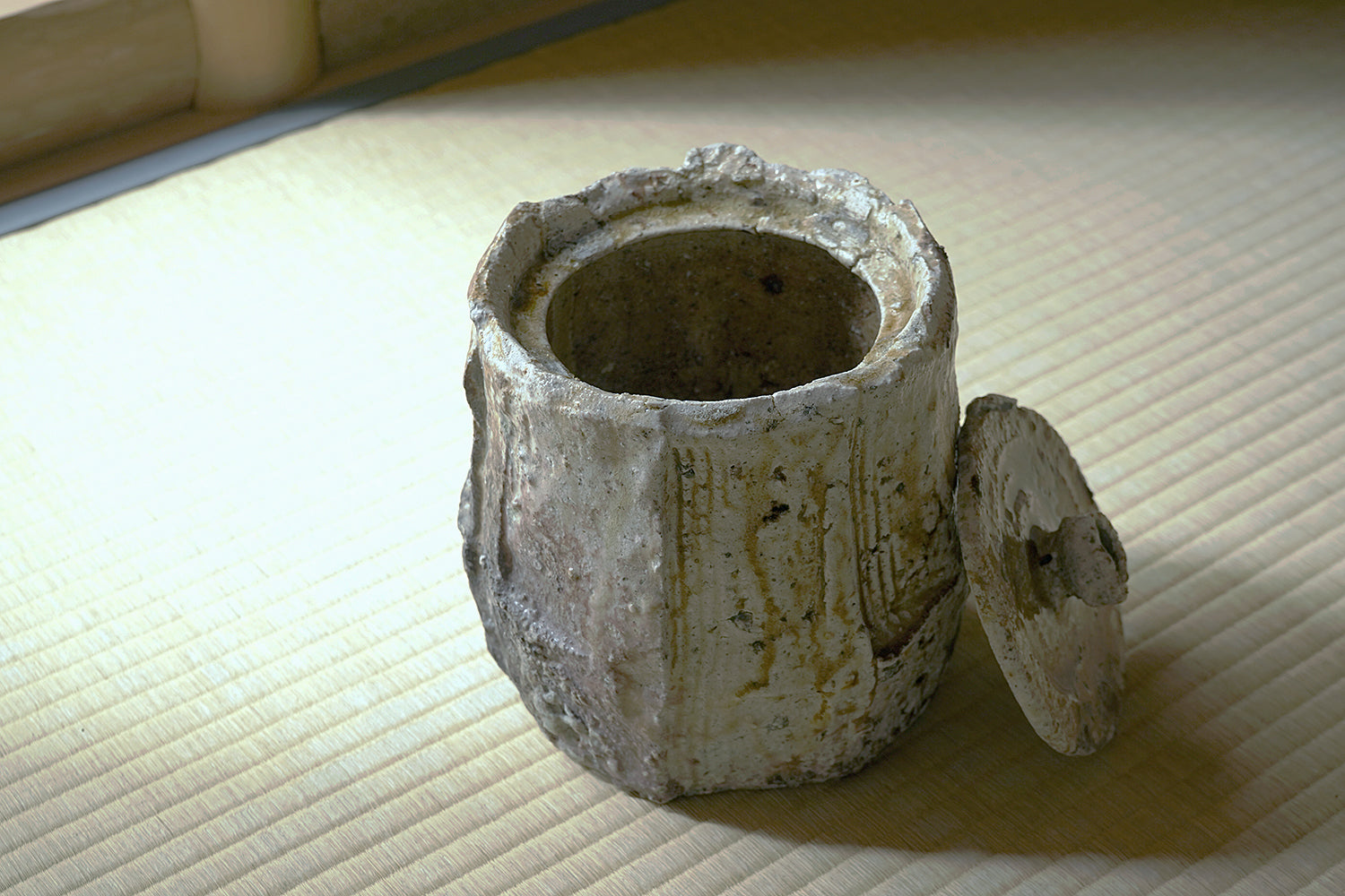 篠原希　窯変シノギ水指　SHNTI005P