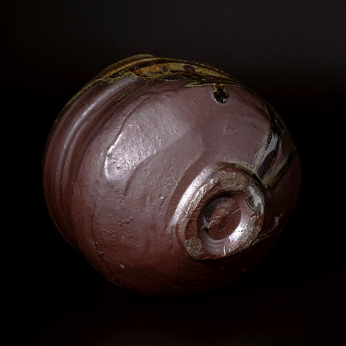 大上裕樹　赤ドベ茶盌　OGYTB019P