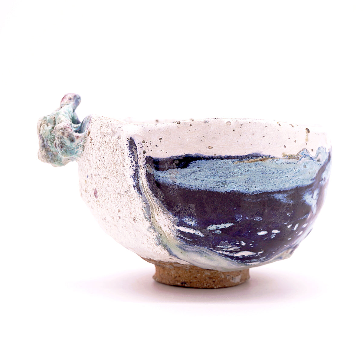 木ノ戸久仁子　稀晶石茶盌　KNKTB073