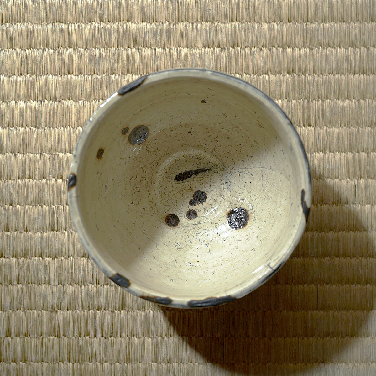 穂高隆児　粉引茶盌　HDKTB111