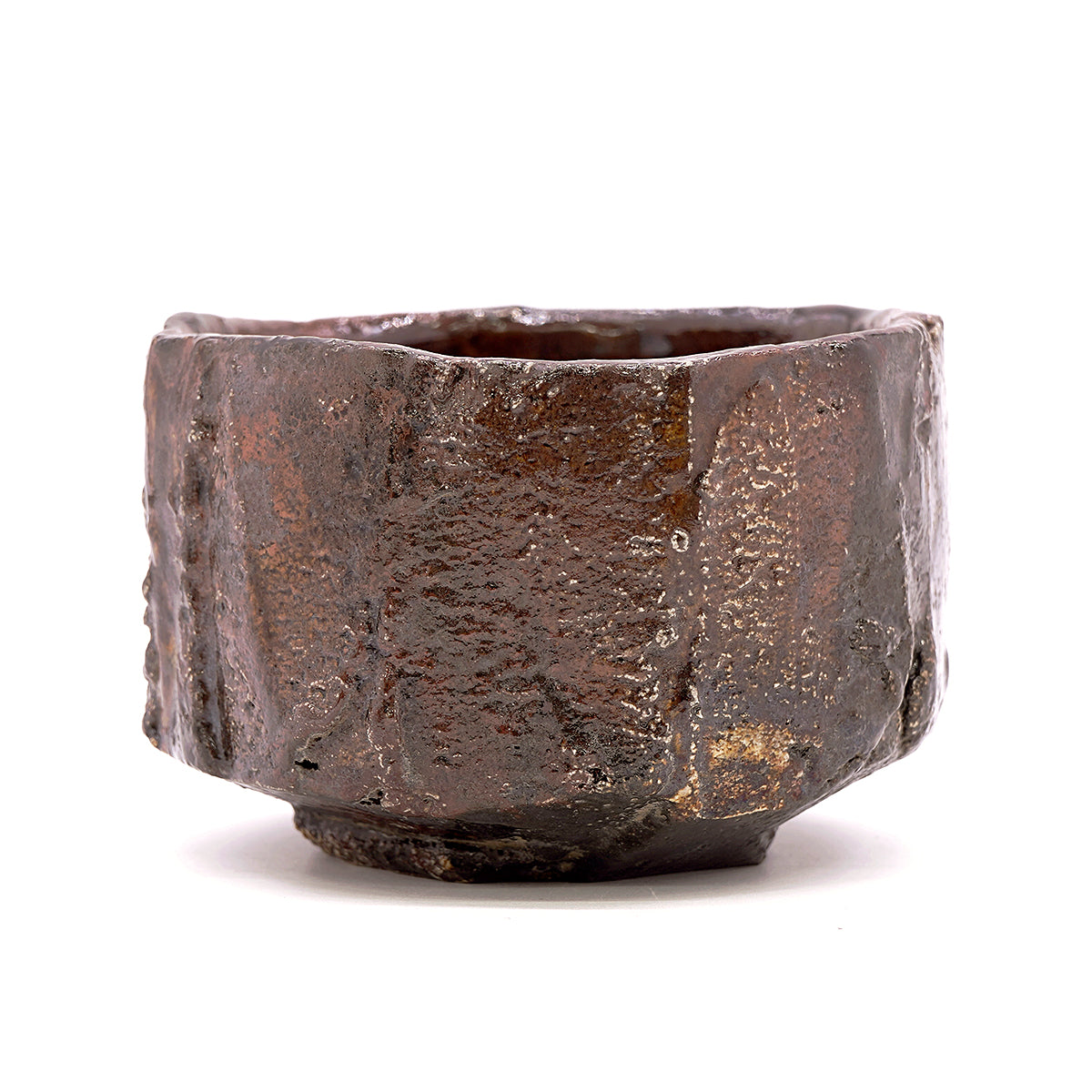 穂高隆児　窯変黒茶盌　HDKTB095