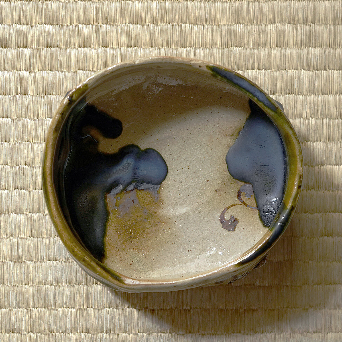 寺田鉄平　織部茶盌　TRDTB136