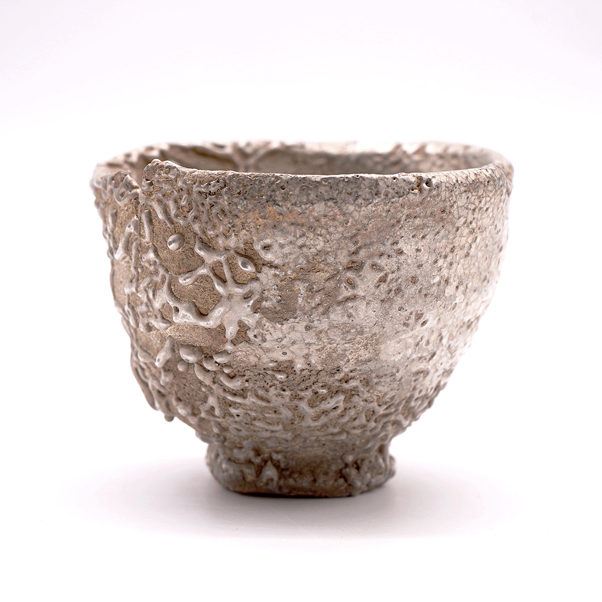 谷本洋　銀彩茶盌　TMYTB008P