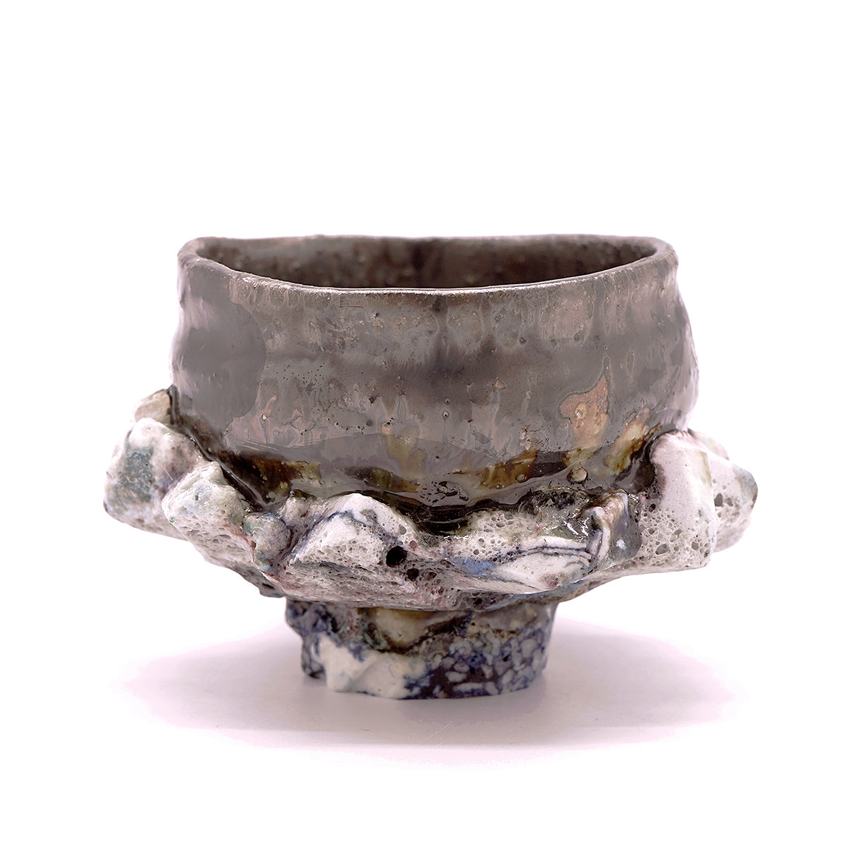 木ノ戸久仁子　稀晶石茶盌　KNKTB076