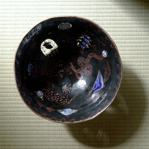 フクモ陶器　「表裏くるくる鉢」　FKMOB007
