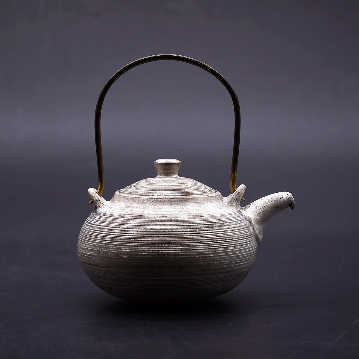 灰色の茶器 - 工芸品