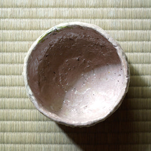 津田友子　白茶盌「亀甲寿松」（f306）　TSDTB050