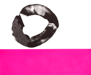 海野貴彦　「ピンクの地平線に円」　KINPN006