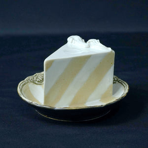 フクモ陶器　「ケーキ付きいちご皿」　FKMPL001