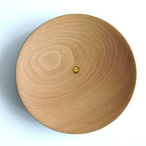 工房むくの木　AZUCHI 平皿（グリーン）　MKKPL026P