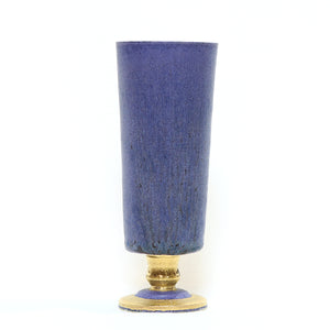 津田友子　フルートカップ 結晶紫（f248）　TSDSK015