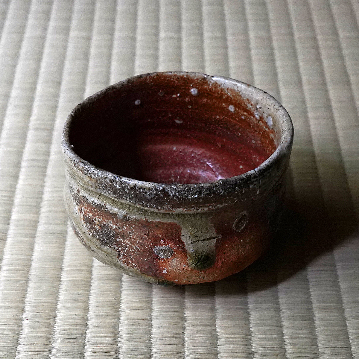 篠原希　焼締茶碗　SHNTB001