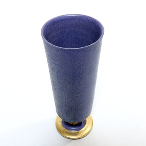 津田友子　フルートカップ 結晶紫（f248）　TSDSK015
