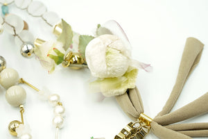 《t nouge》赤部夏美　costume flower necklace　P220311　SKBAC042